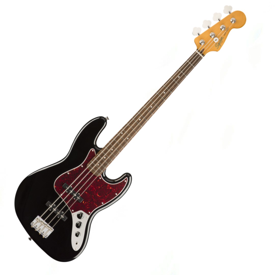 Squier by Fender Classic Vibe '60s Jazz Bass Guitar Laurel in Black (0374530506)