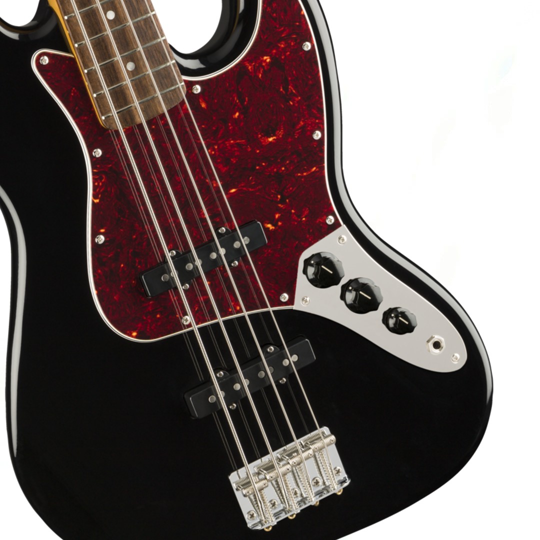 Squier by Fender Classic Vibe '60s Jazz Bass Guitar Laurel in Black (0374530506)