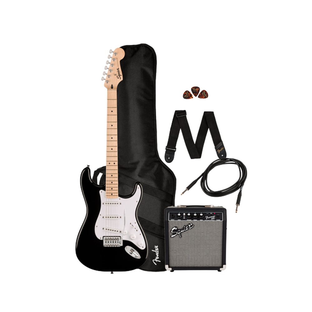 Squier by Fender Sonic Stratocaster Pack - Black (0371720606)