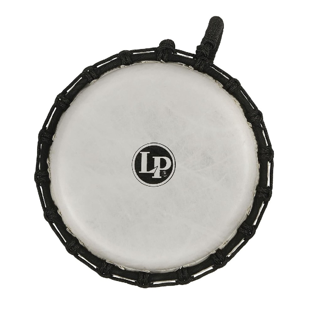 LP LP1607BL 7-Inch Rope Tuned Circle Djembe with Perfect Head Pitch Head