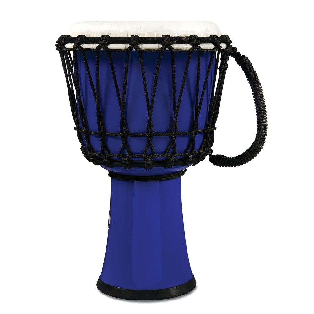 LP LP1607BL 7-Inch Rope Tuned Circle Djembe with Perfect Head Pitch Head