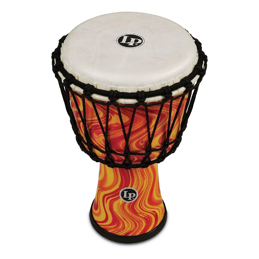 LP LP1607OM 7-Inch Rope Tuned Circle Djembe with Perfect-Pitch Head