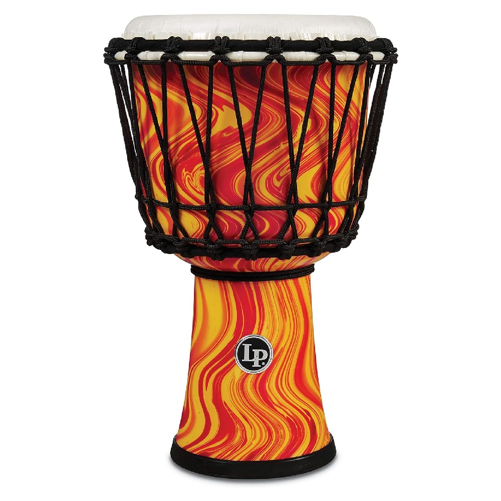 LP LP1607OM 7-Inch Rope Tuned Circle Djembe with Perfect-Pitch Head