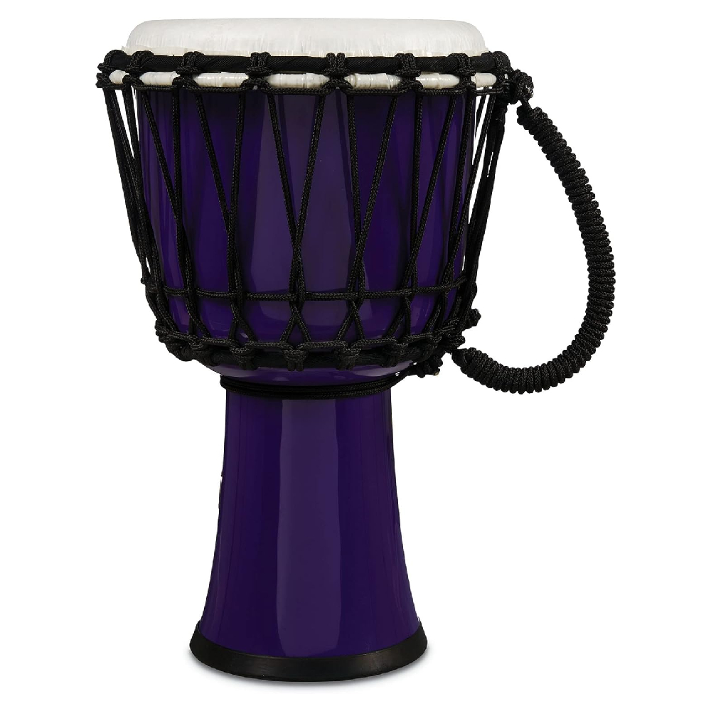 LP LP1607PL 7-Inch Rope Tuned Circle  Djembe With Perfect-Pitch Head