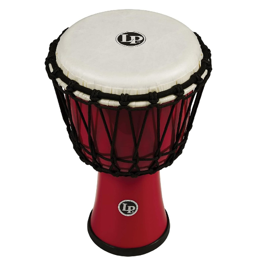 LP LP1607RD 7-Inch Rope Tuned Circle  Djembe With Perfect-Pitch Head