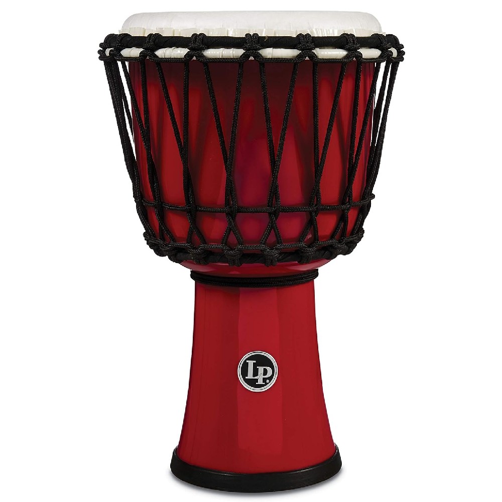 LP LP1607RD 7-Inch Rope Tuned Circle  Djembe With Perfect-Pitch Head