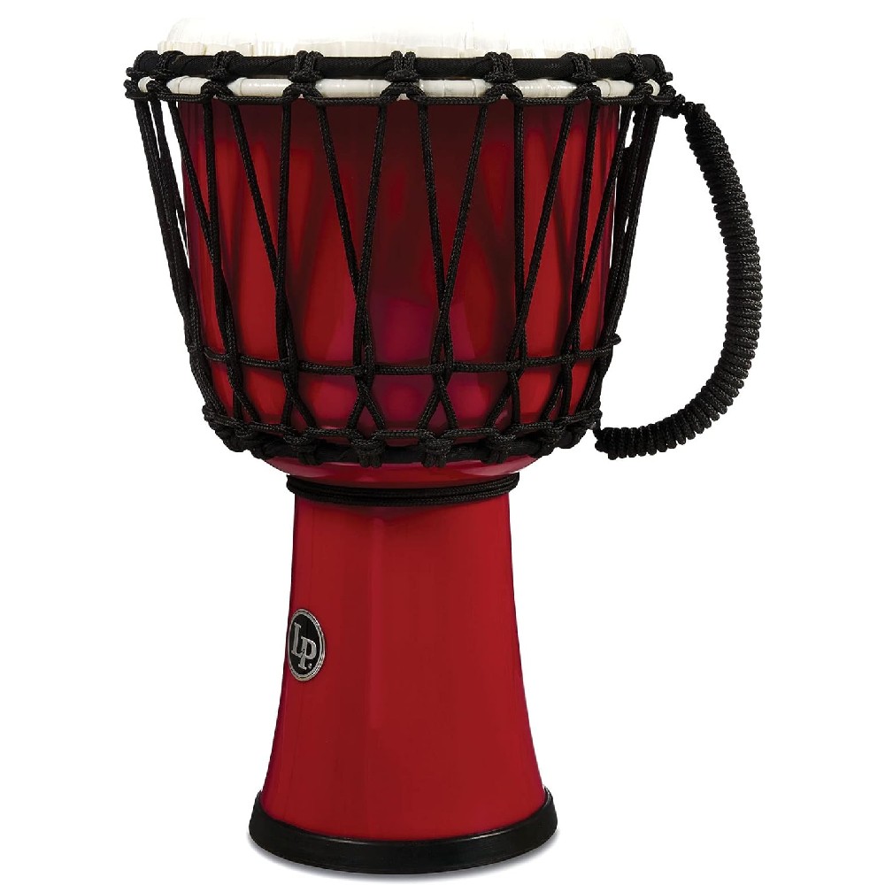 LP LP1607RD 7-Inch Rope Tuned Circle  Djembe With Perfect-Pitch Head