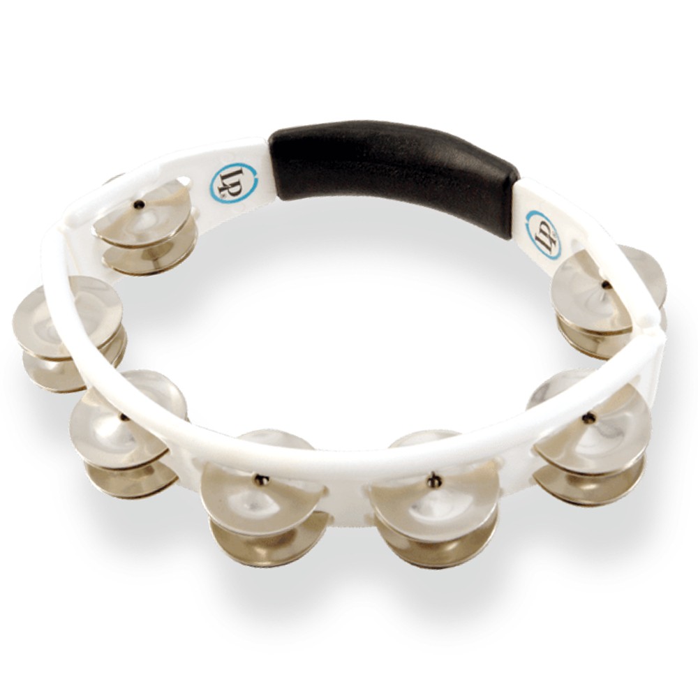 LP LP152 Cyclops Handheld Tambourine (White Steel)