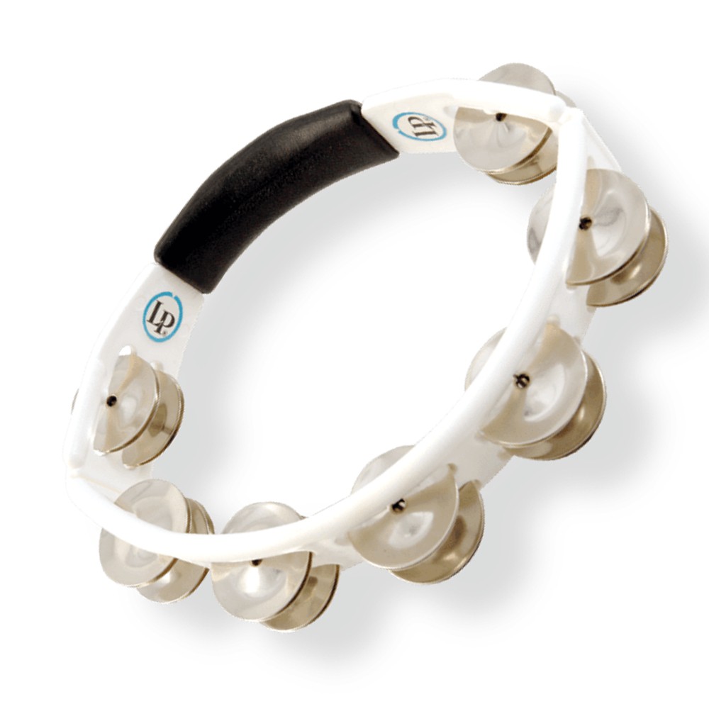 LP LP152 Cyclops Handheld Tambourine (White Steel)