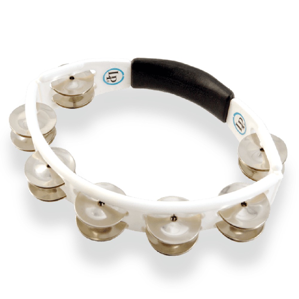 LP LP152 Cyclops Handheld Tambourine (White Steel)