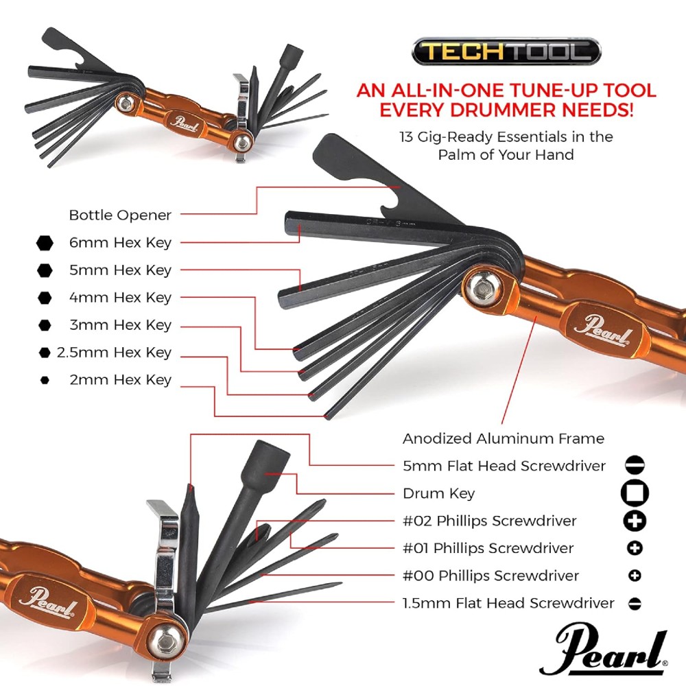 Pearl PTT13 Drummer Tech Tool