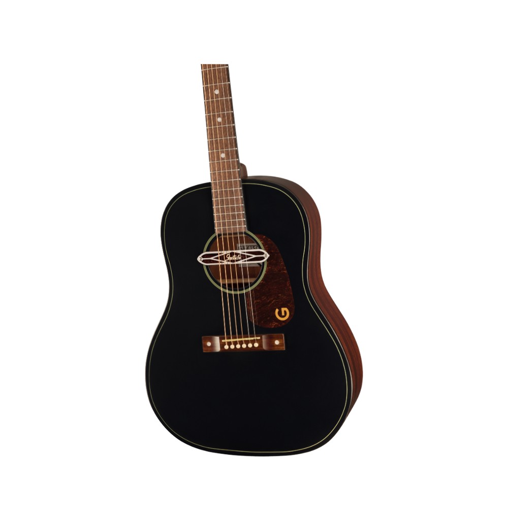 Gretsch Jim Dandy Deltoluxe Dreadnought Acoustic-electric Guitar - Black (271123051)