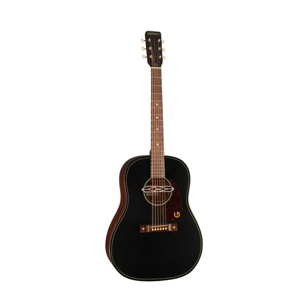 Gretsch Jim Dandy Deltoluxe Dreadnought Acoustic-electric Guitar - Black (271123051)