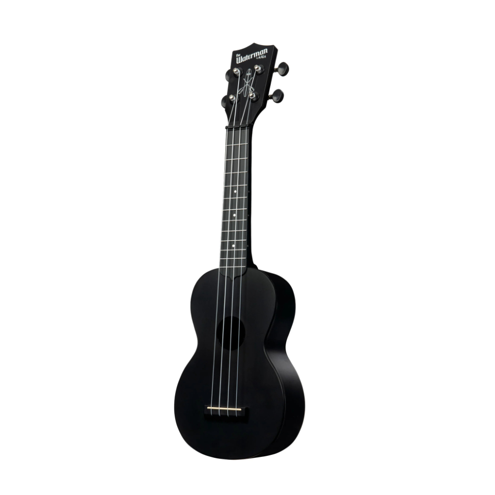 Kala KA-WMS-BK-S Waterman Soprano Ukelele (Black Sand)