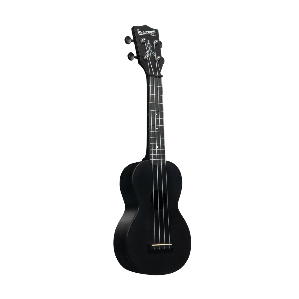 Kala KA-WMS-BK-S Waterman Soprano Ukelele (Black Sand)