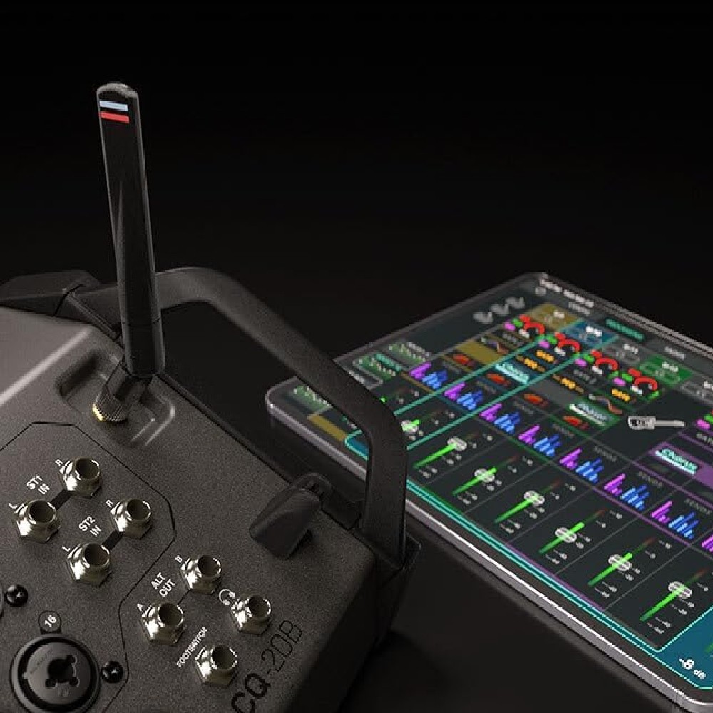 Allen & Heath CQ-20B Ultra-Compact 20-in / 8-out Digital Mixer with Wi-Fi