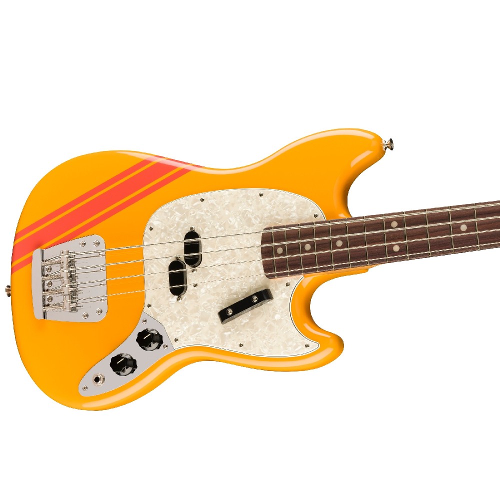 Fender Vintera II 70s Competition Mustang Bass Guitar Rosewood Fingerboard (Competition Orange)