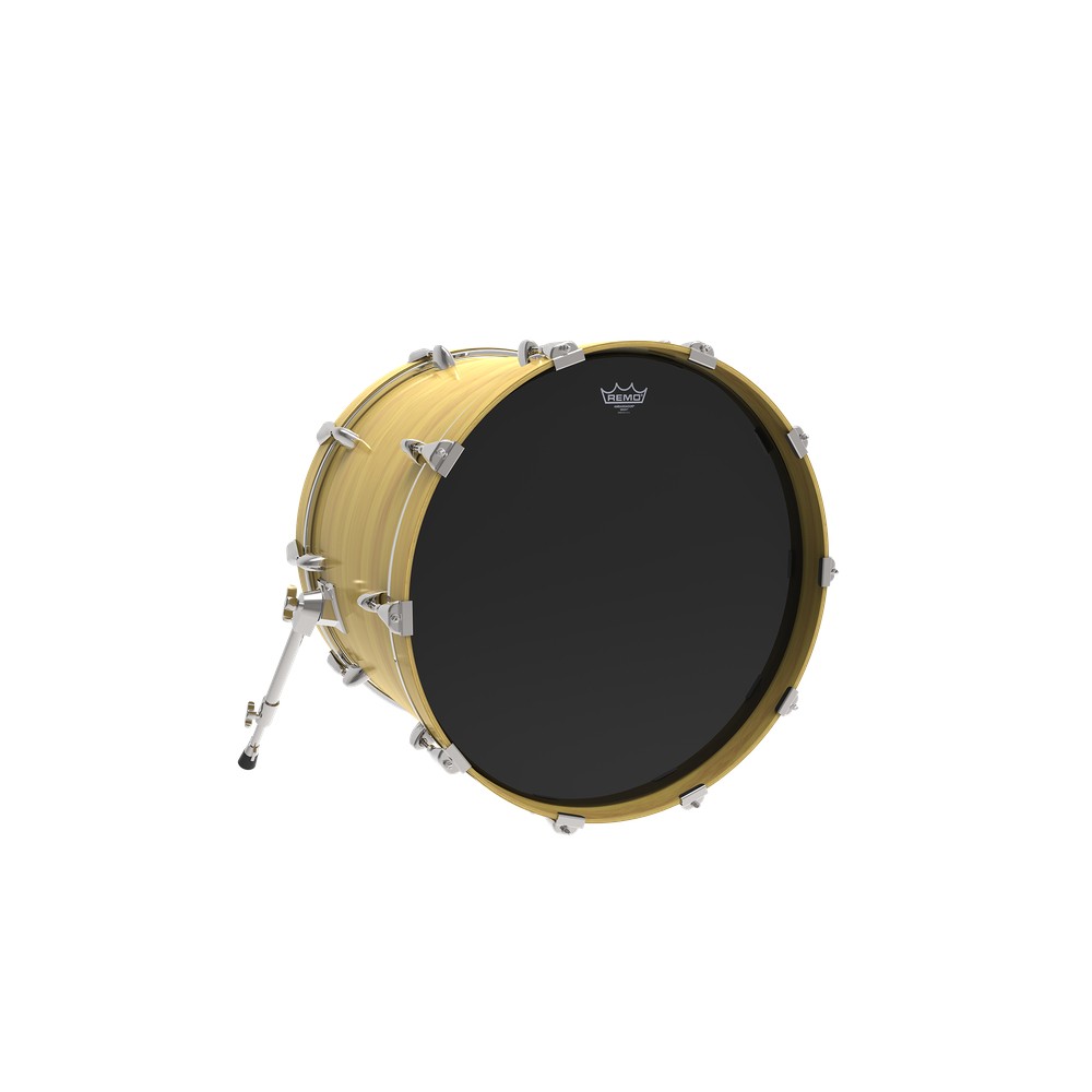 Remo ES-1026-00 26-inch Ambassador Ebony Bass Drum Head