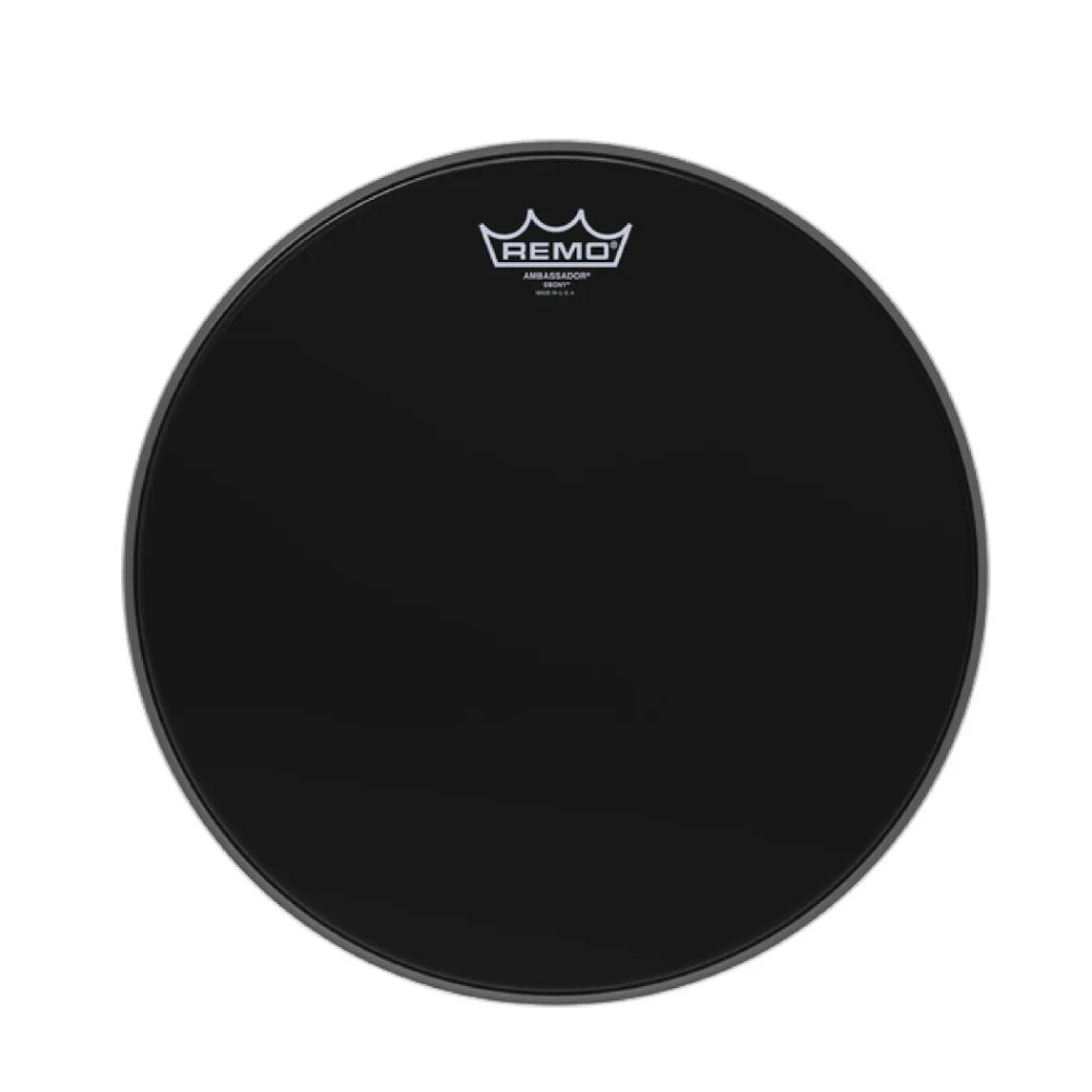 Remo ES-1028-00 28-inch Ambassador Ebony Bass Drum Head