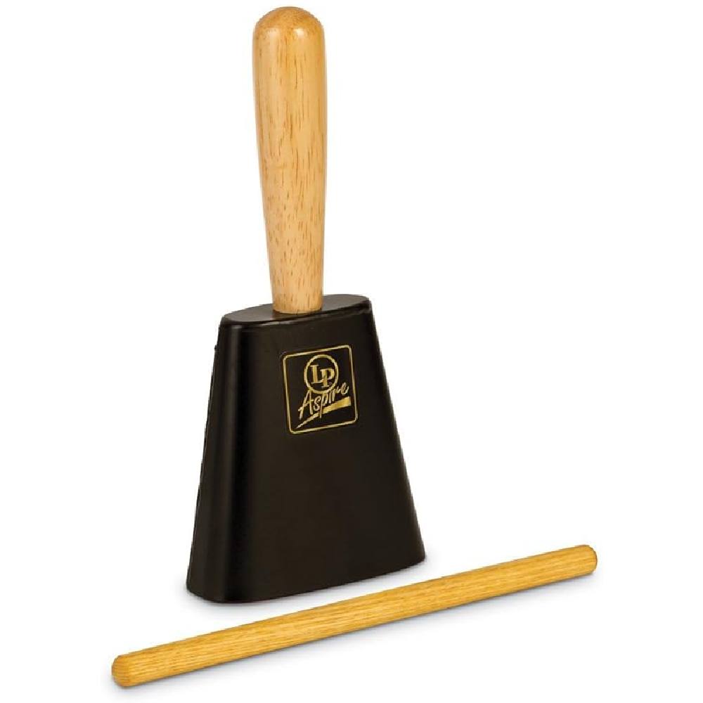 Latin Percussion (LP) LPA900-BK LPA EZ-Grip Cowbell on Handle (Black)