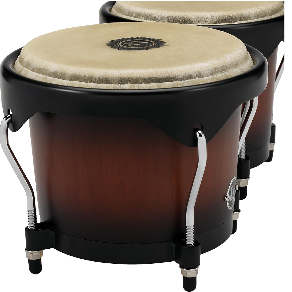 Latin Percussion (LP) LP601NY-VSB City Wood Bongos (Vintage Sunburst ...