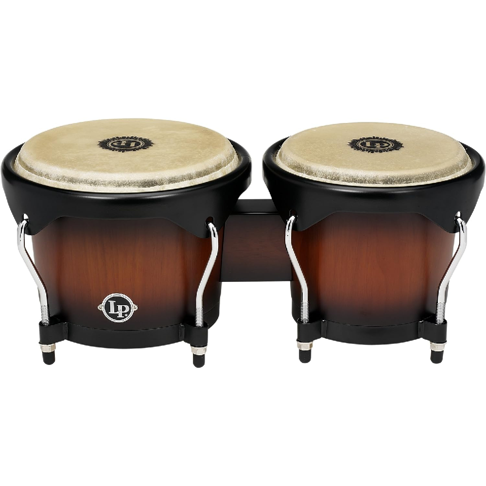 Latin Percussion (LP) LP601NY-VSB City Wood Bongos (Vintage Sunburst)