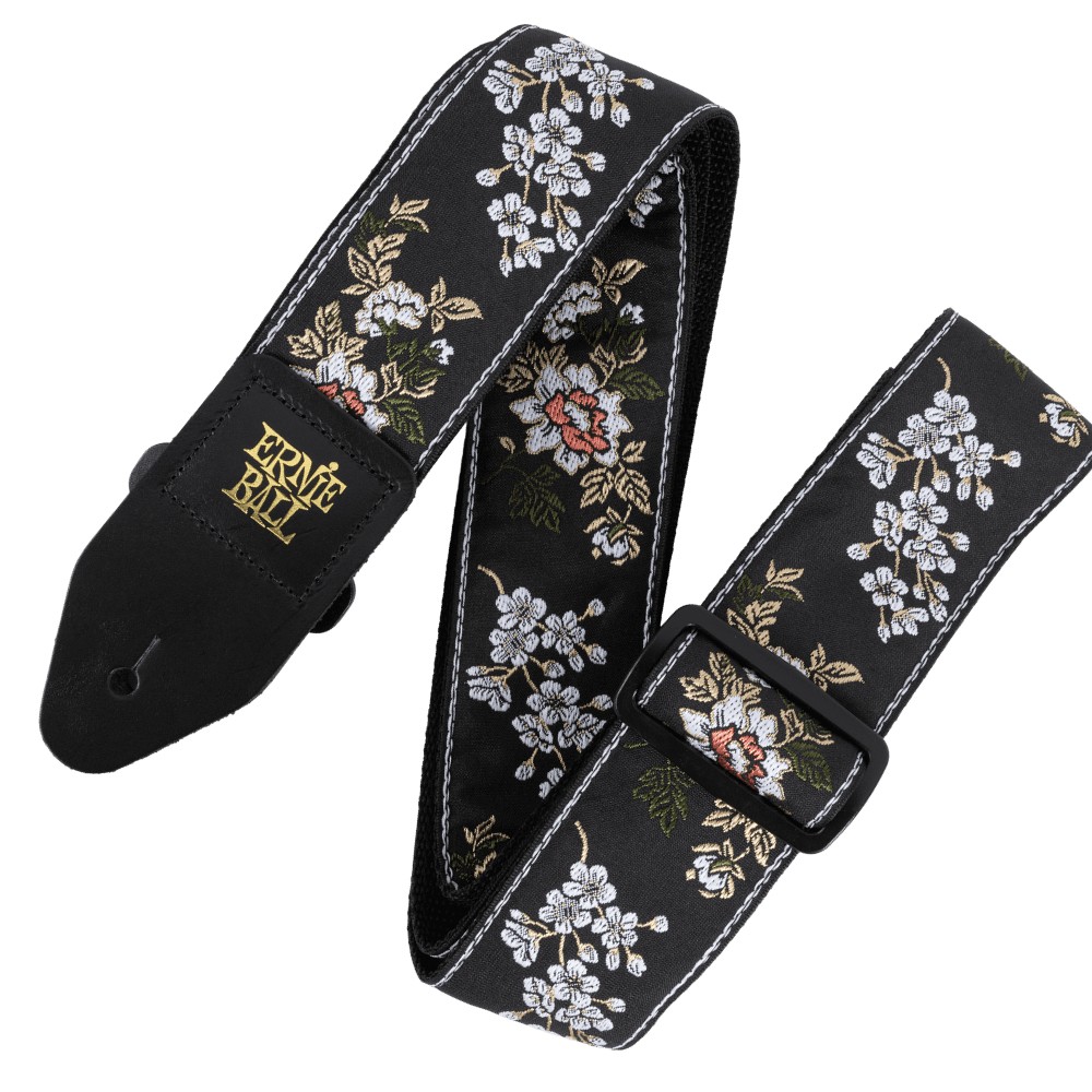 Ernie Ball 5362 Classic Jacquard Guitar Strap (White Blossom)