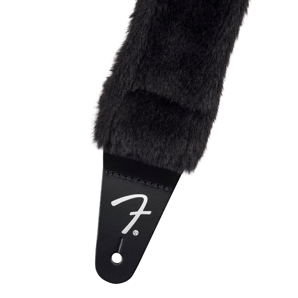 Fender Poodle Plush Guitar Strap (Black)