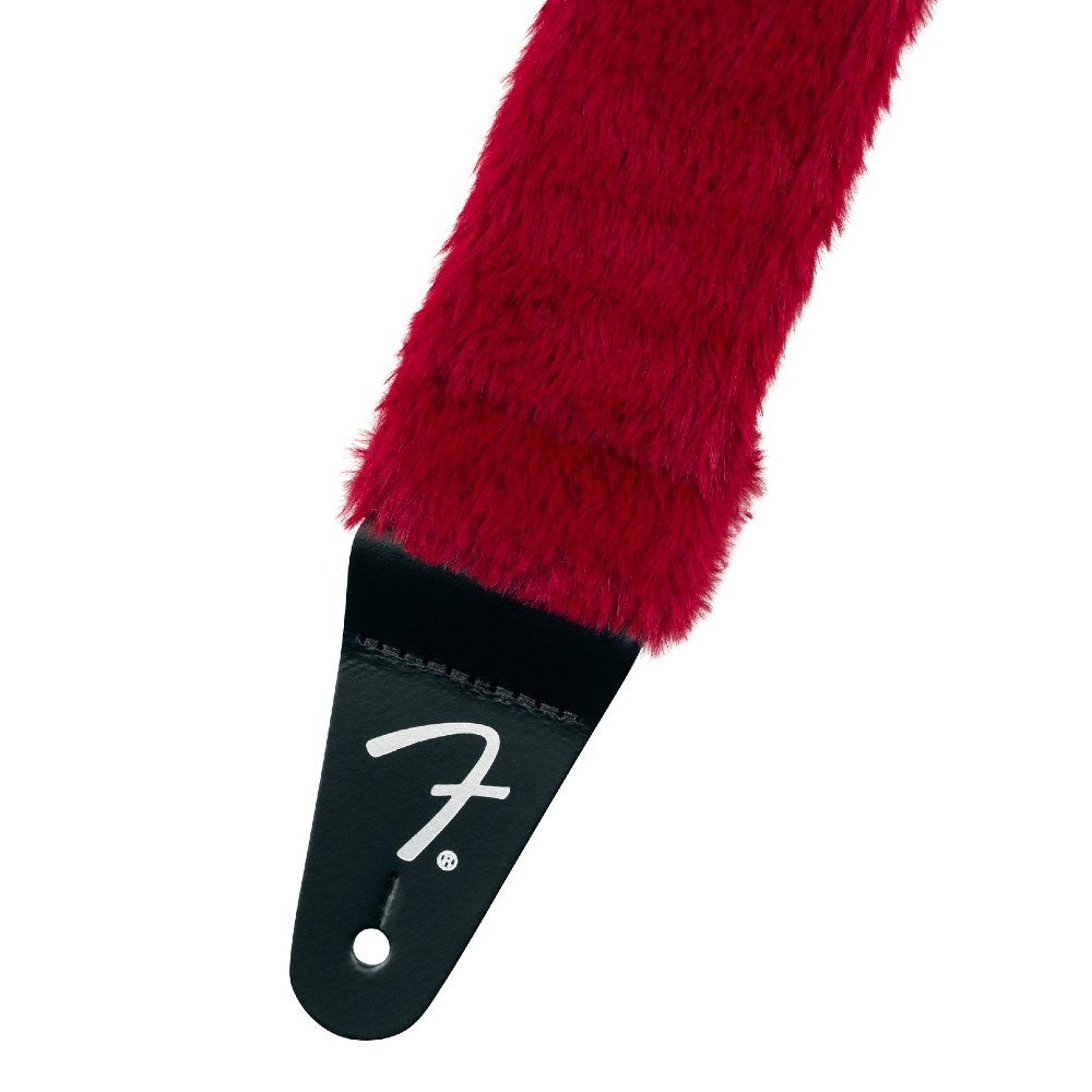 Fender Poodle Plush Guitar Strap (Red)