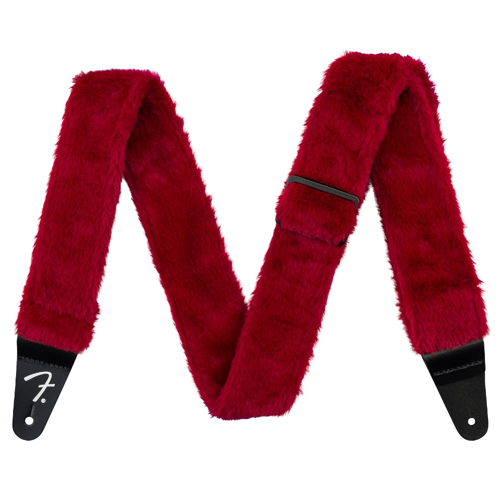 Fender Poodle Plush Guitar Strap (Red)