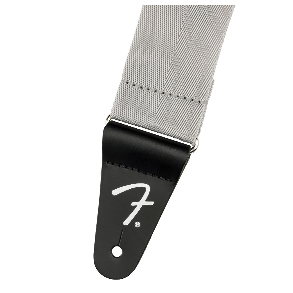 Fender Polypro Guitar Strap with Leather Ends (Gray)