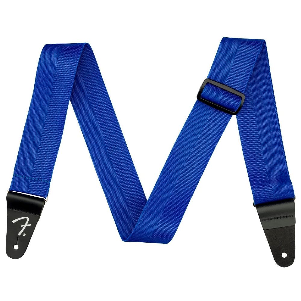 Fender Polypro Guitar Strap with Leather Ends (Blue)