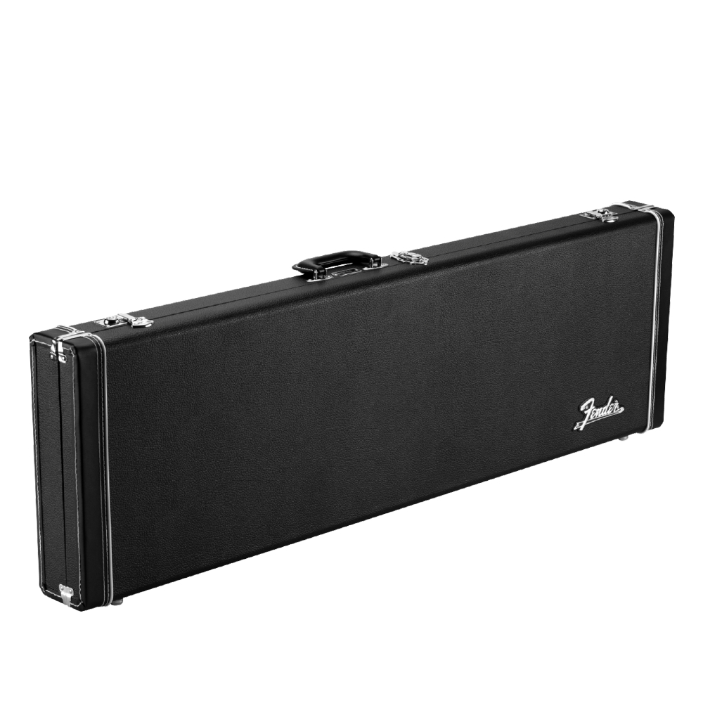 Fender Classic Series Wood Guitar Case - Mustang/Duo Sonic- Black (996126306)