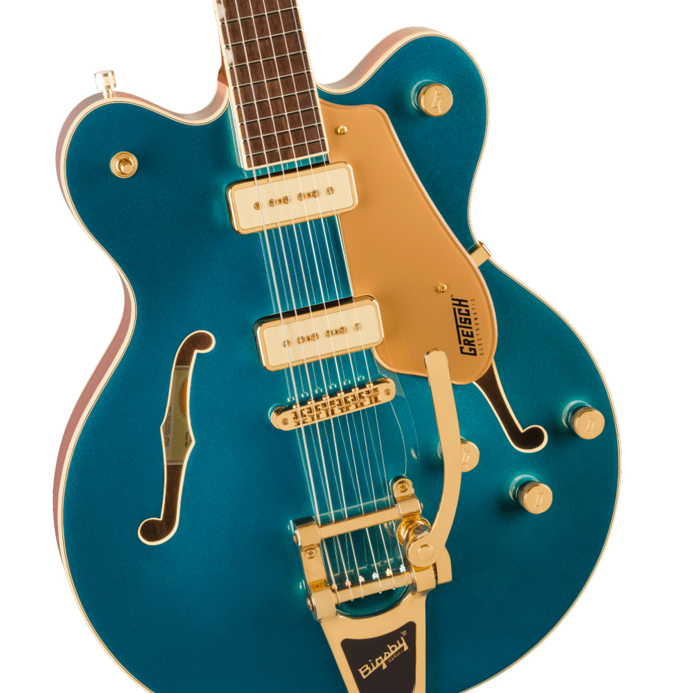 Gretsch Limited Edition Electromatic Pristine Center Block Electric Guitar Double-Cut with Bigsby (Petrol)