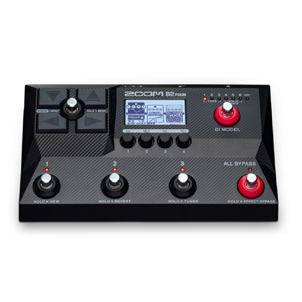 Zoom B2 Four Bass Multi-effect Processor Effects