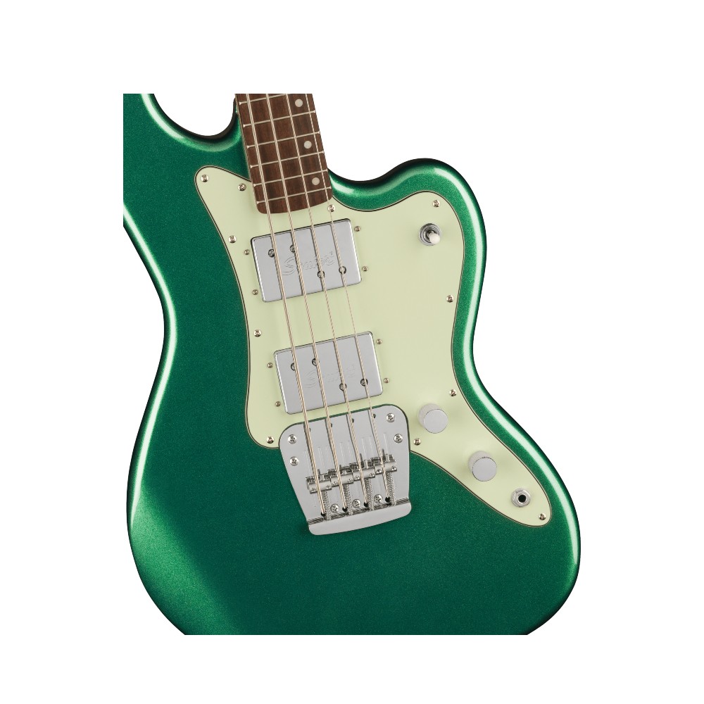 Squier by Fender Paranormal Rascal HH Bass Guitar - Laurel Fingerboard / Mint Pickguard (Sherwood Green)