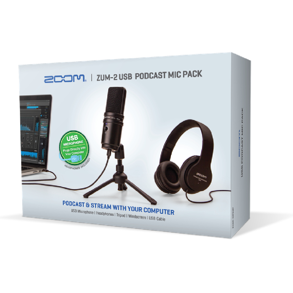 Zoom ZUM-2 PMP Accessory Pack Podcast Mic Pack