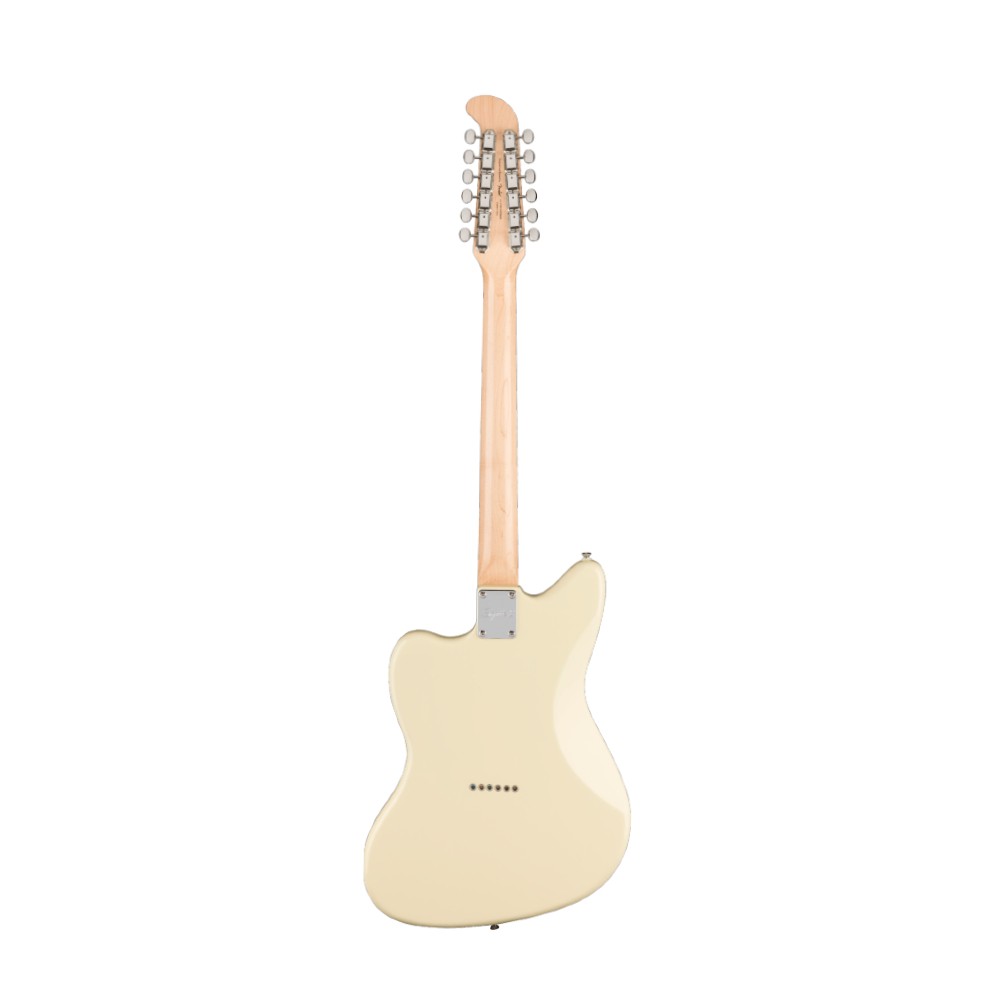 Squier by Fender Paranormal Jazzmaster XII Electric Guitar - Laurel Fingerboard / Tortoiseshell Pickguard (Olympic White)