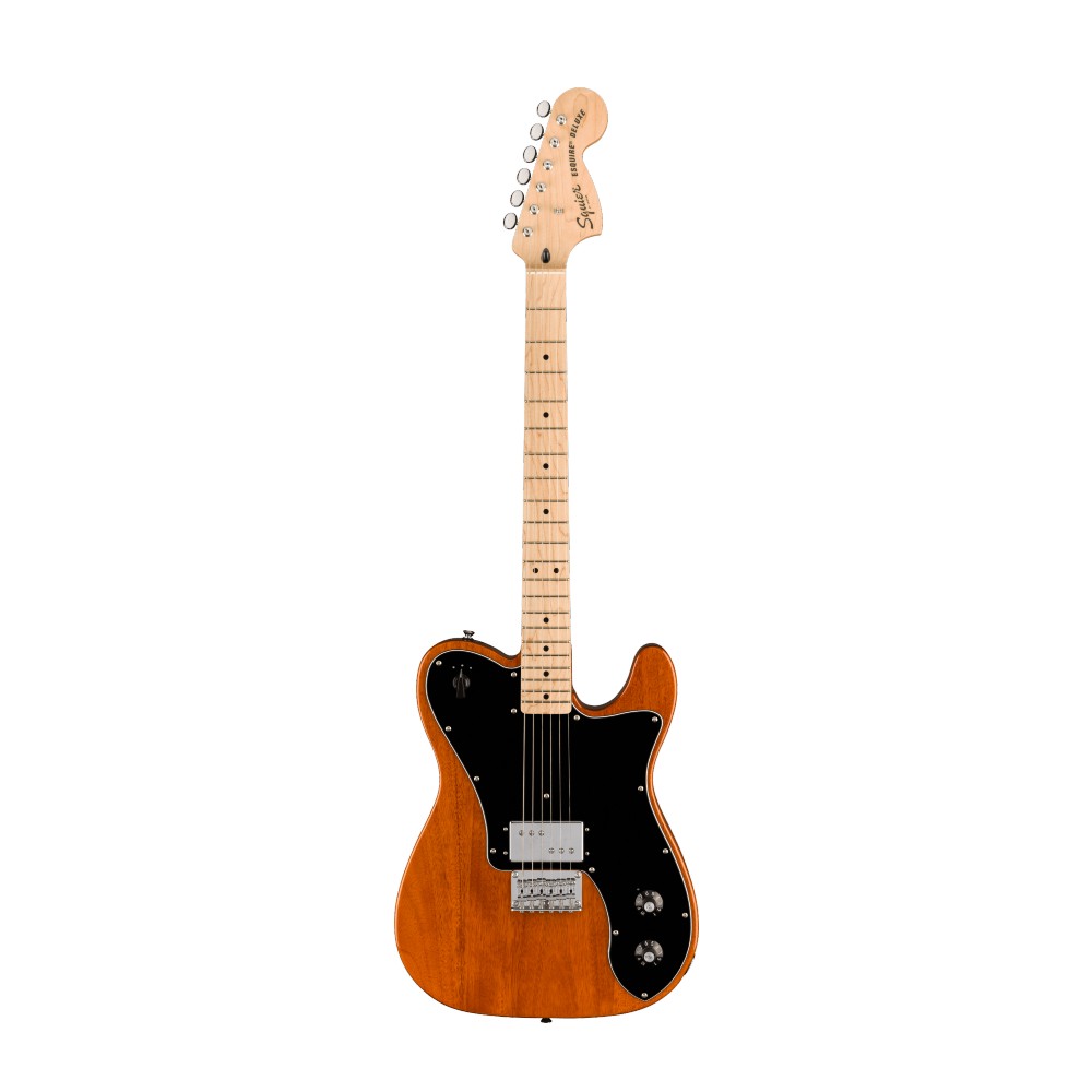 Squier by Fender Paranormal Esquire Deluxe Electric Guitar - Maple Fingerboard / Black Pickguard (Mocha)