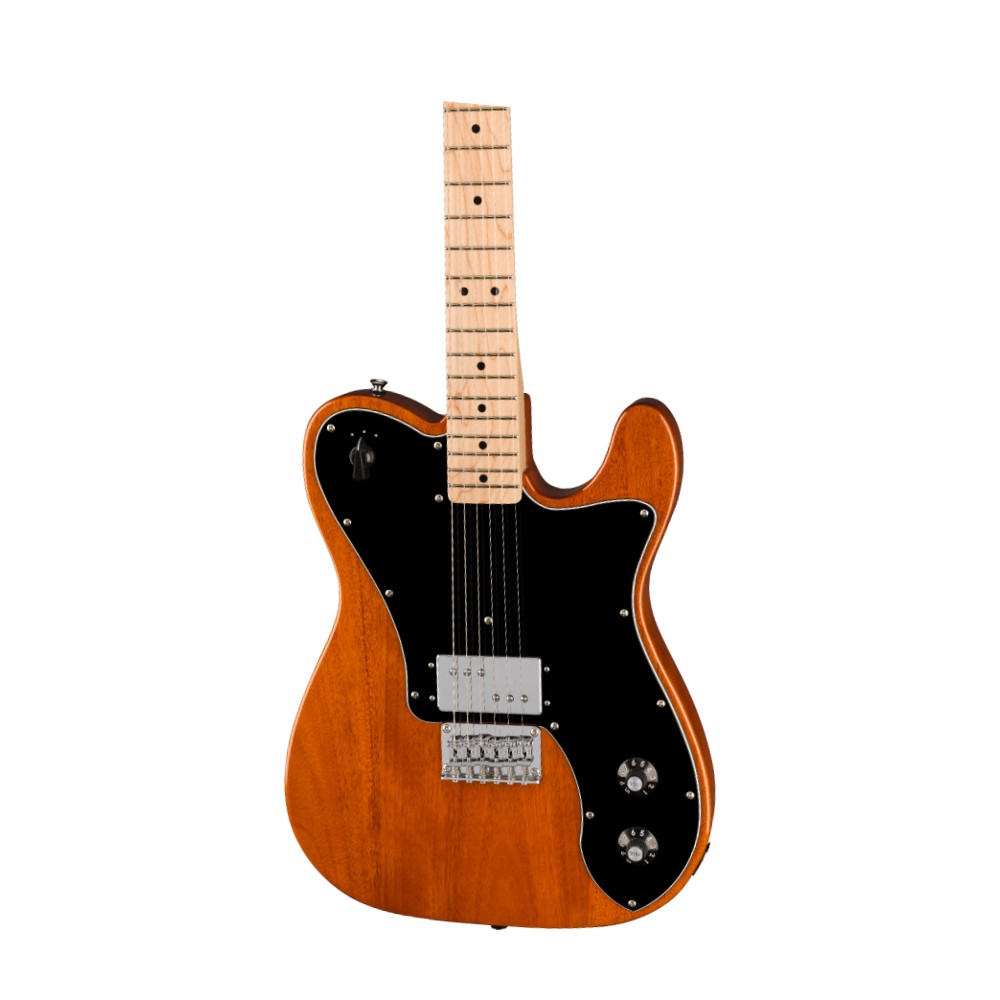 Squier by Fender Paranormal Esquire Deluxe Electric Guitar - Maple Fingerboard / Black Pickguard (Mocha)