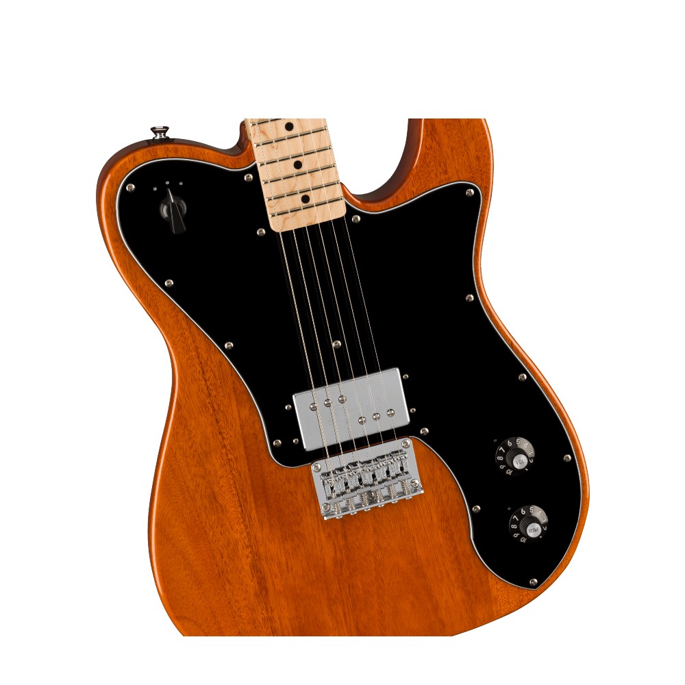 Squier by Fender Paranormal Esquire Deluxe Electric Guitar - Maple Fingerboard / Black Pickguard (Mocha)