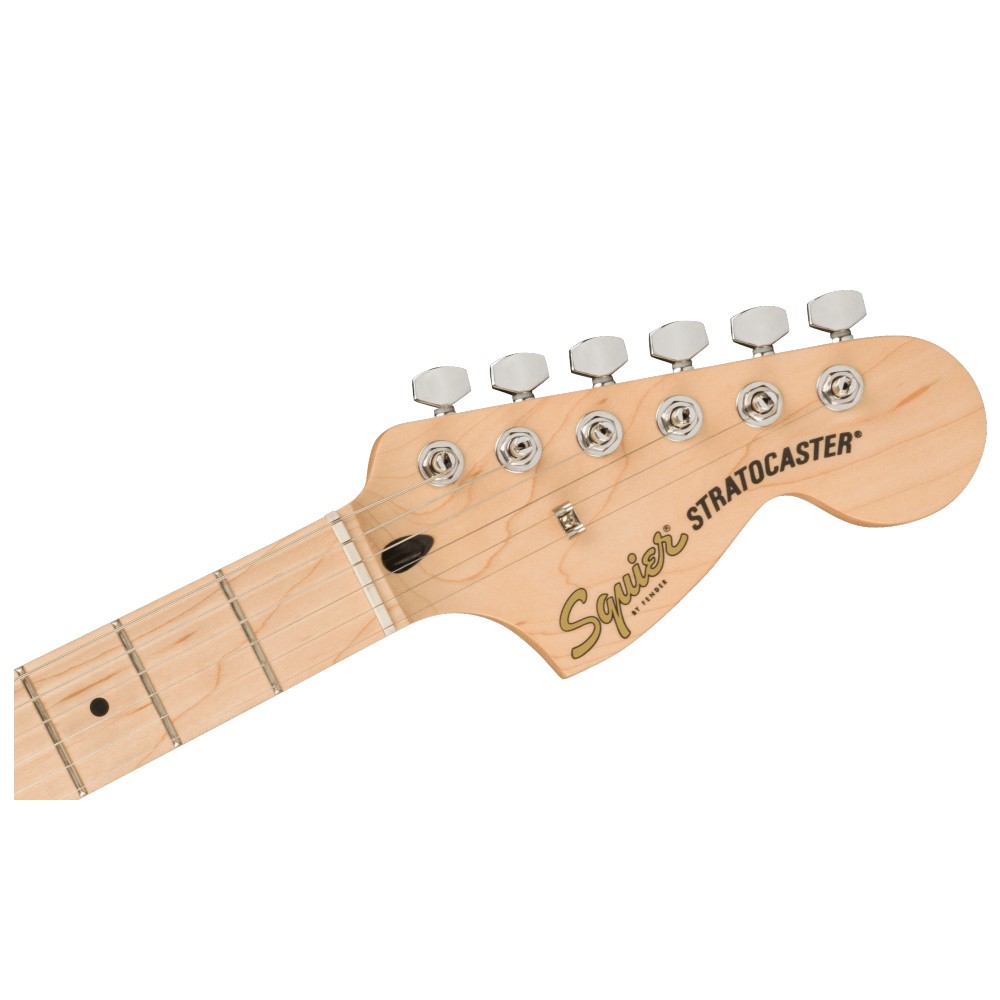 Squier by Fender Affinity Series Stratocaster Electric Guitar - Maple Fingerboard / White Pickguard (Olympic White)