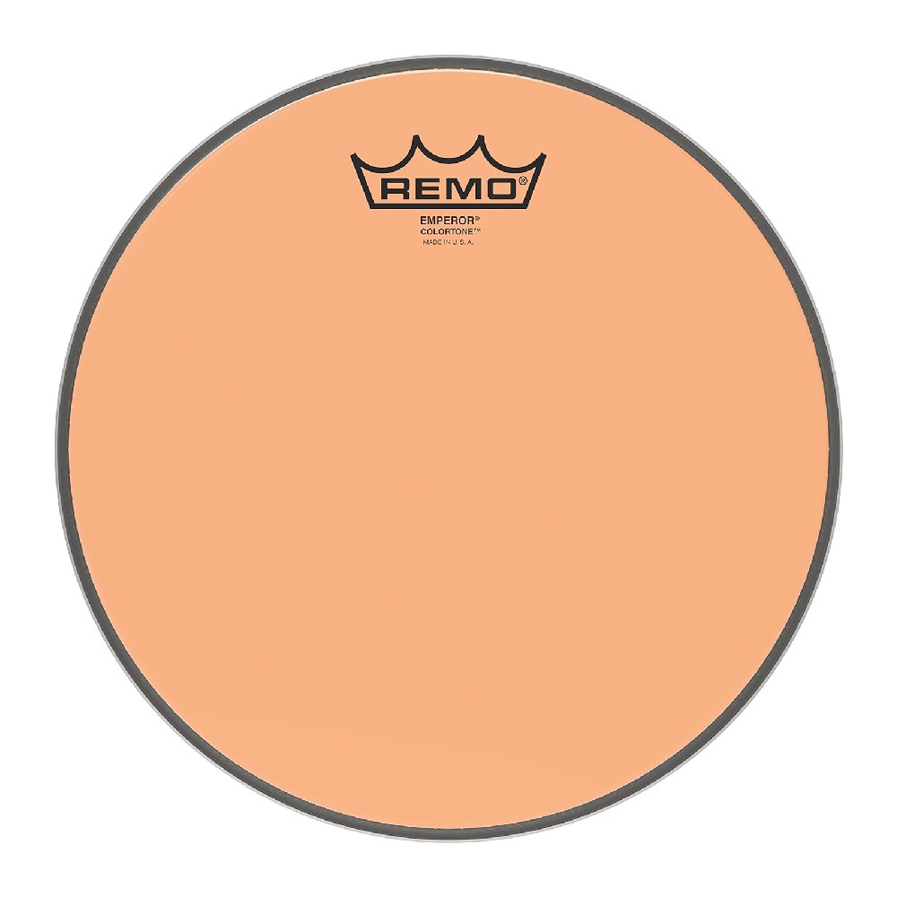 Remo BE-0314-CT-OG 14-inch Emperor Colortone Tom Batter Drum Head  (Orange)