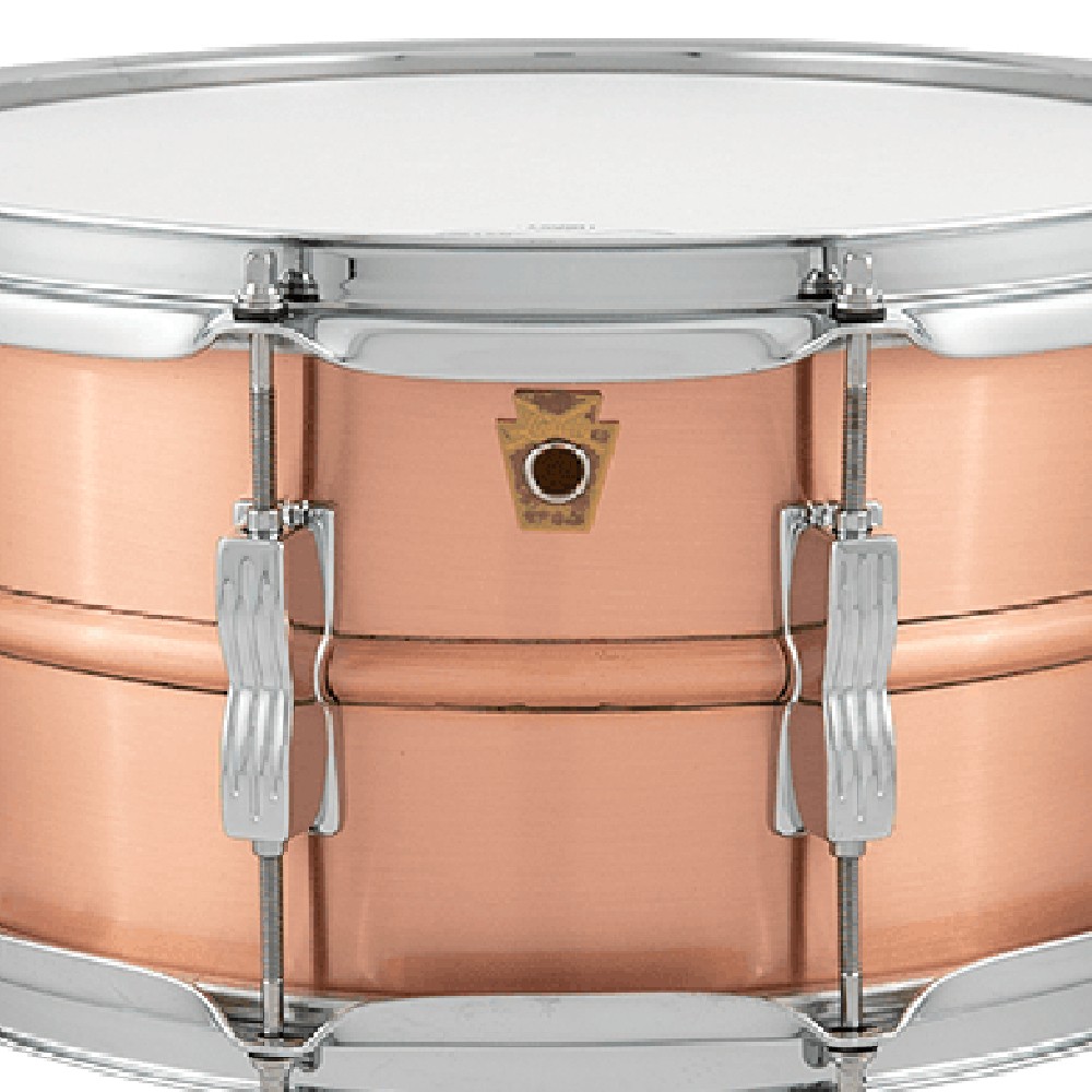 Ludwig LC654B Acro Copper Snare Drum (14x6.5)