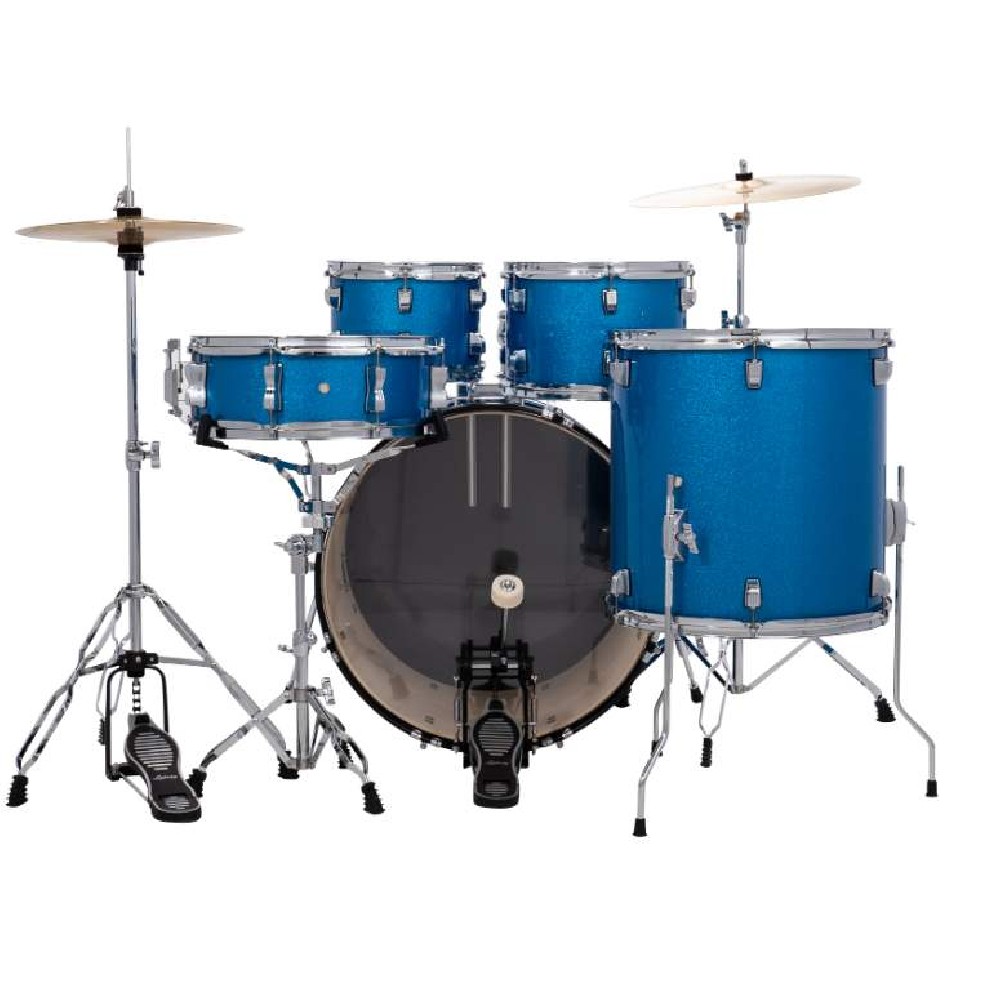 Ludwig LC19019DIR Accent Fuse 5-Piece Drum Set (Blue Sparkle)