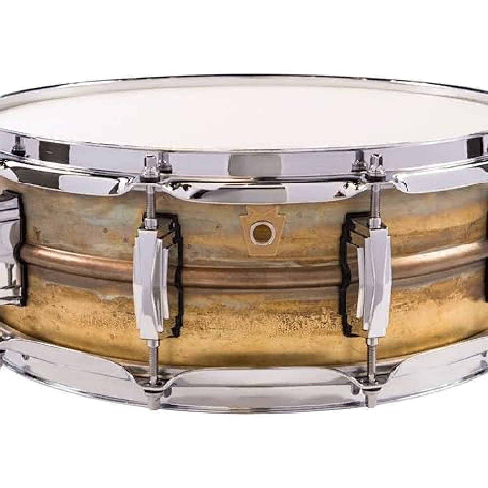 Ludwig LB454R Raw Brass Phonic Snare Drum (14x5)