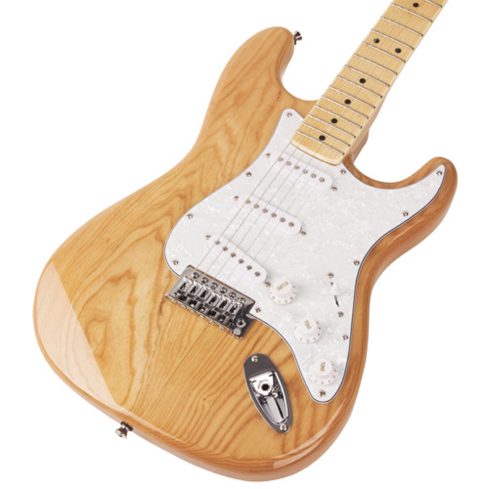 SX SST/ASH/NA Stratocaster Electric Guitar (Natural)