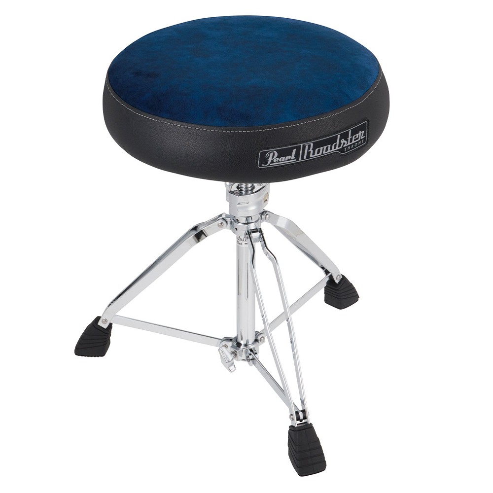 Pearl D-1500BLST Drummers Throne with Blue Cloth