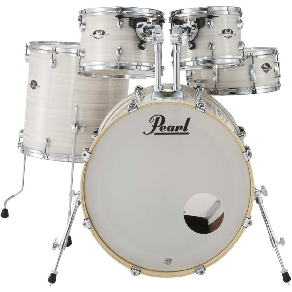 Pearl EXX725SP/C+HWP-834 EXX 5-PCS Fusion Drum Set  #777 Slipstream White (Without Cymbals)