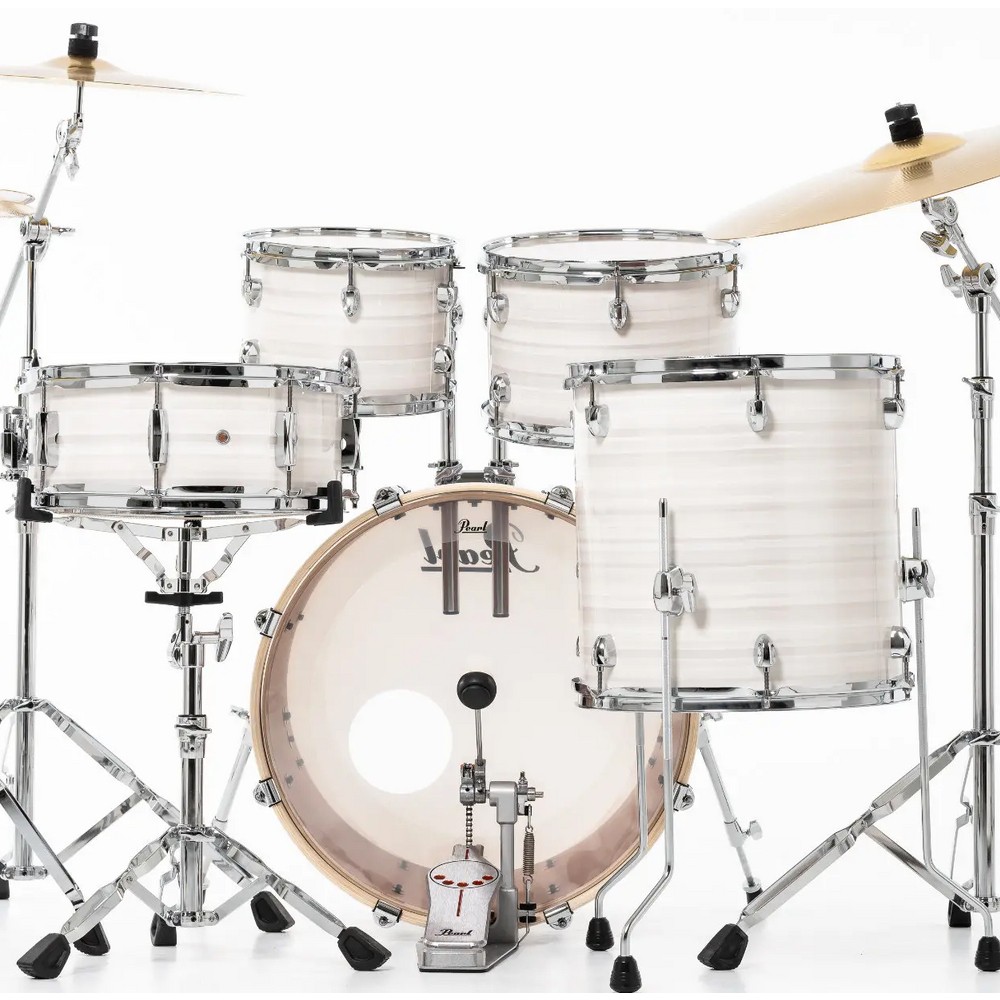 Pearl EXX725SP/C+HWP-834 EXX 5-PCS Fusion Drum Set  #777 Slipstream White (Without Cymbals)